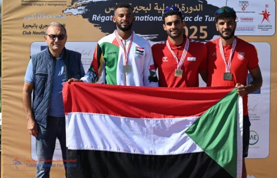 المجدف السوداني أحمد عبد الله محمد، الميدالية الفضية في البطولة الدولية السادسة عشرة للتجديف