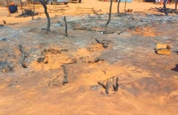 حريق سوق جازو