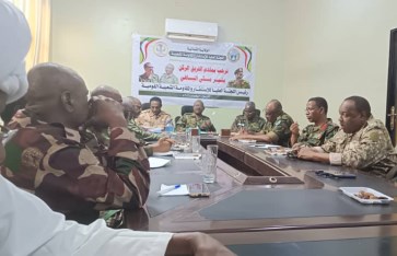 الاجتماع المشترك لوفد المقاومة الشعبية القومية بالمكتب التنفيذي للولاية الشمالية