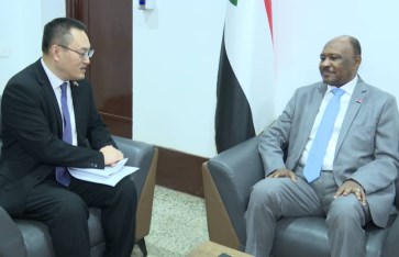 وزير الخارجية والقائم بالأعمال الصيني