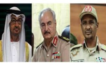 حفتر وحميدتي ومحمد بن زايد