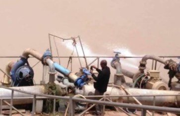 صيانة خطوط المياه في أم درمان