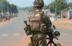 جندي روسي في أفريقيا الوسطى