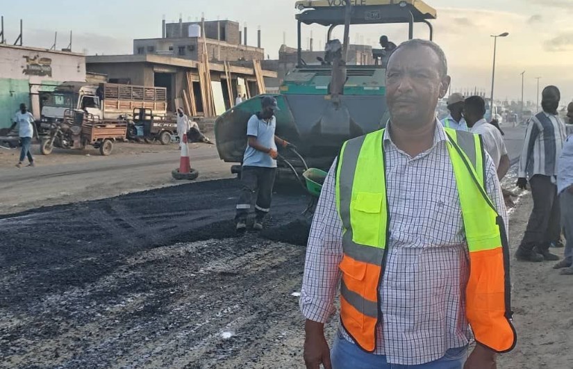 سفلتة الطريق