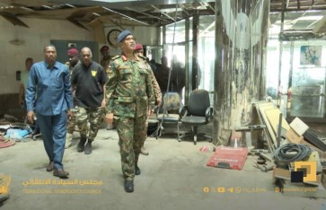 الفريق إبراهيم جابر يتفقد حجم الدمار ببنك السودان المركزي ويؤكد دعم جهود إعادة التأهيل