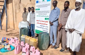 دعم صيانة وتشغيل مصادر مياه الشرب للنازحين الجدد بالفاشر