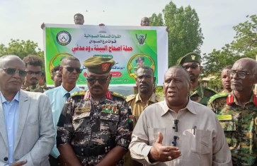 والي الجزيرة يشرف تدشين مبادرة قوات درع السودان لإصحاح البيئة ومكافحة نواقل الامراض