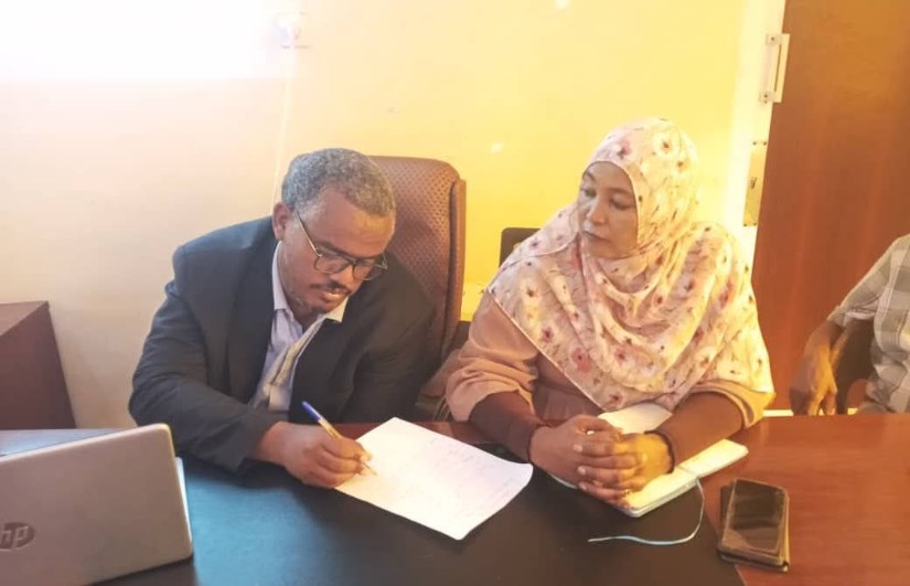 الدكتور عمر يوسف التاي ممثل مدير عام وزارة الصحة بولاية الجزيرة،