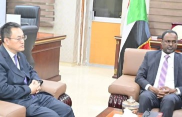 علي بابكر ووفد السفارة الصينية