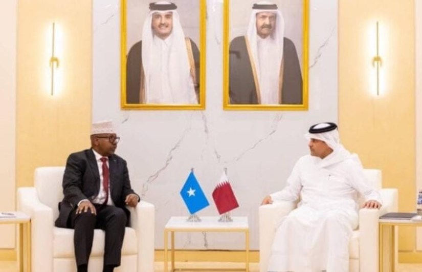 وزير الدفاع الصومالي ووزير الدولة لشؤون الدفاع القطري