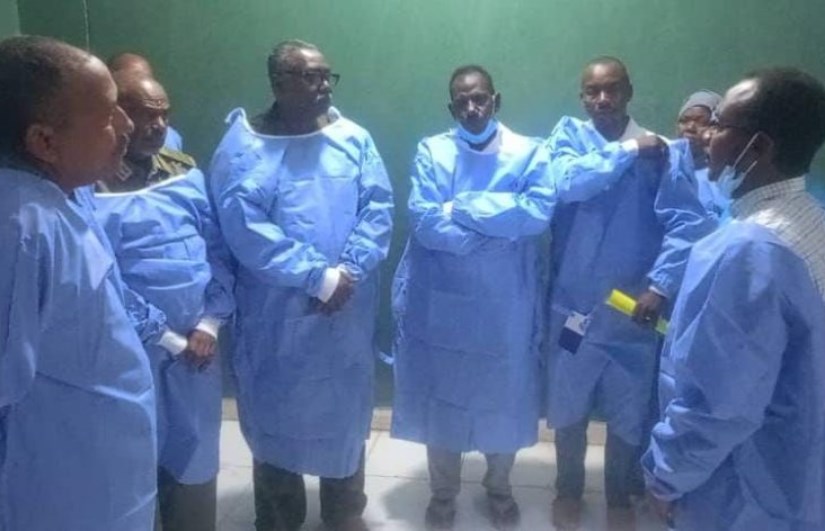 والي سنار يتفقد مستشفى السوكي 