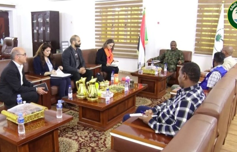  أمين حكومة الشمالية مع وفد سويسري