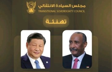 البرهان يهنئ الرئيس الصيني بمناسبة اليوم الوطني