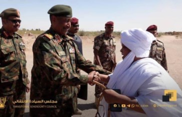 رئيس مجلس السيادة يزور منطقة كدباس