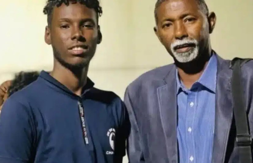 الصحفي عبود عبدالرحيم ونجله