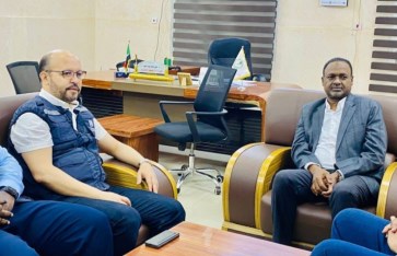 استقبال ممثل منظمة الصحة العالمية في السودان