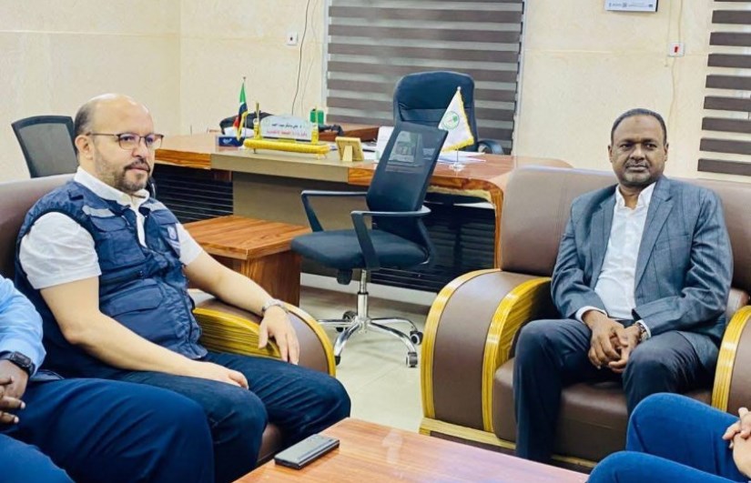 استقبال ممثل منظمة الصحة العالمية في السودان