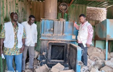 وفد هندسي من أطباء بلا حدود