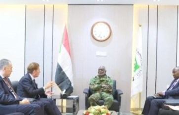 اجتماع إبراهيم مع الوفد السويسري