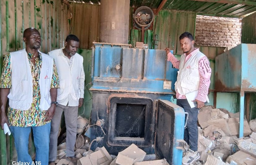 وفد هندسي من أطباء بلا حدود