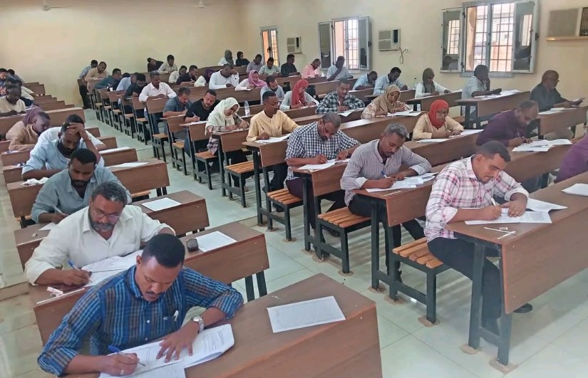 جانب من امتحان اليوم